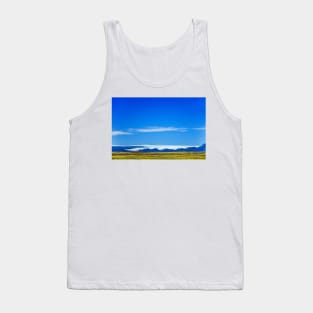 Blue Sky Over the Glacier Tank Top